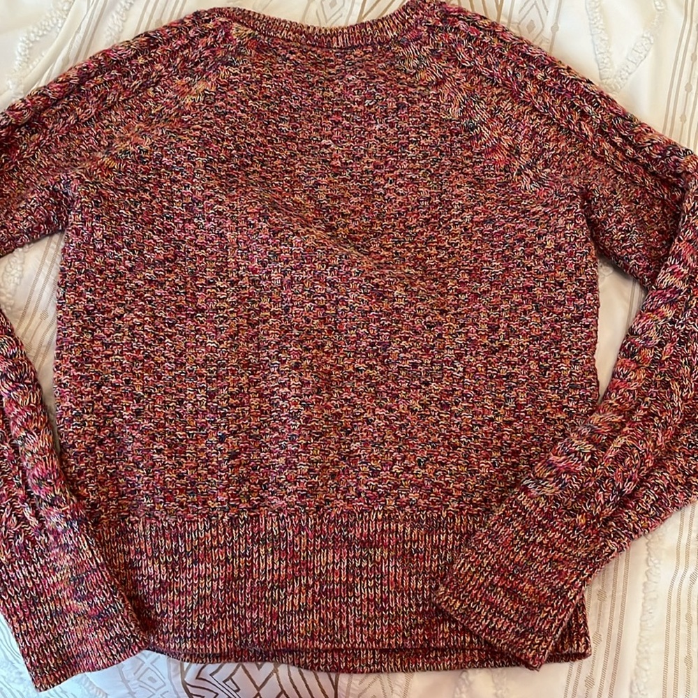Beautiful Gap Multicolored Cable Knit Pullover Sw… - image 5
